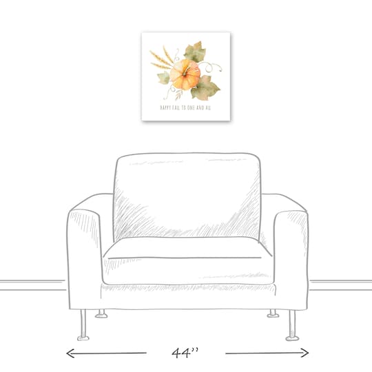 Happy Fall To One And All Canvas Wall Art